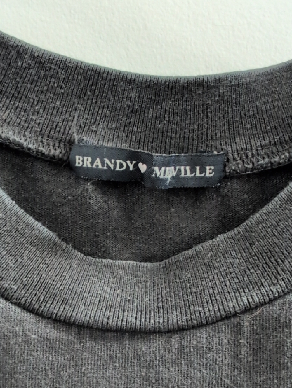 Brandy Melville Black New York Graphic Tee with Teal & Purple Accents - Picture 2 of 5